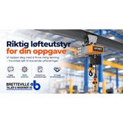 Vi hjelper deg med å finne riktig løsning - fra enkle - til krevende løfteoperasjoner
