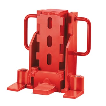 Hydraulisk maskinjekk for bruk med ekstern pumpe