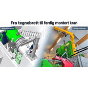 Søylesvingkran til kraftverk – skreddersydd med millimeterpresisjon