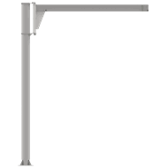 Rustfri søylesvingkran