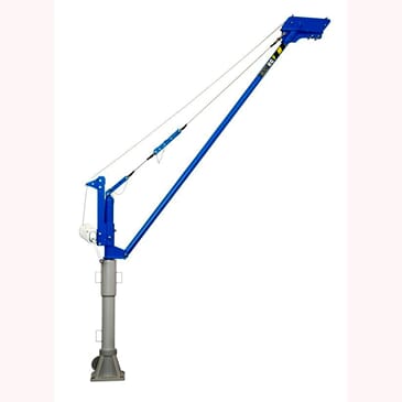 Flyttbar aluminiumskran