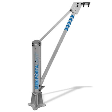 Davit for fallsikring, tilkomst og materalløft 1000 / 500 kg