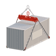 Container-løfteåk med mange bruksområder