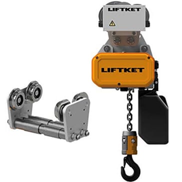 Elektrisk kjettingtalje - mye tilleggsutstyr - 3 faset