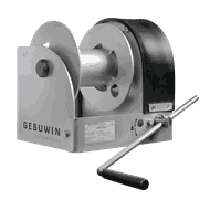 Komplett rustfri manuell vinsj