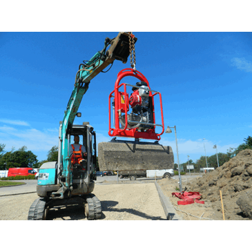 Vakuumløfter for anleggsmaskiner 1000 kg
