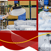 Vakuumløfter for håndtering av sekker